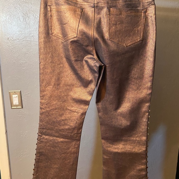 NWOT DG2 by Diane Gilman Copper Color with Embellishments Down the Sides - Picture 12 of 16